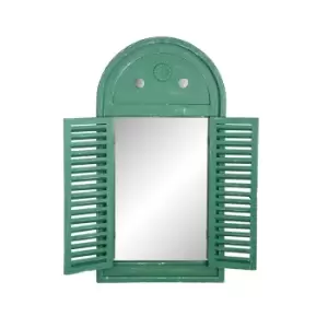 Esschert Design Louvre Mirror - Green