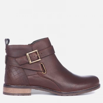 Barbour Womens Jane Ankle Boots - Teak - UK 4