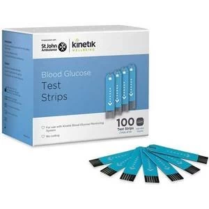 Kinetik Wellbeing Blood Glucose System Test Strips