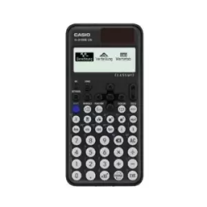 Casio FX-810DE CW Engineering calculator Black Display (digits): 17 battery-powered, solar-powered (W x H x D) 77 x 10.7 x 162 mm