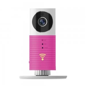 Aquarius 720P Wireless WiFi Security Surveillance Camera With 120° Wide Angle Lens - Pink