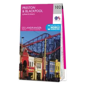 Map of Preston & Blackpool