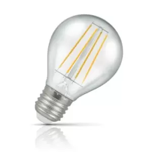 Crompton Lamps LED Golfball 4W E27 Filament Warm White Clear (45W Eqv)