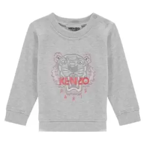 KENZO Babies Tiger Logo Sweatshirt - Grey