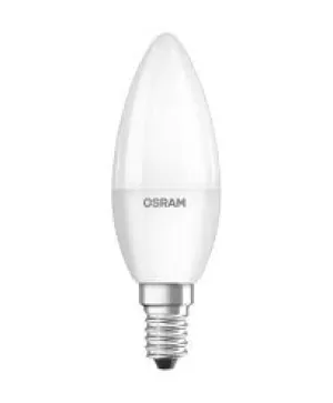 Osram 40W E14 SES LED Heat Sink Frosted Candle Light Bulb - Warm White