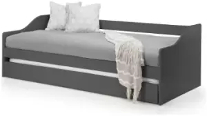 Julian Bowen Elba Wooden Day Bed with Trundle - Black