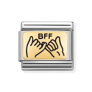 Nomination Classic Gold BFF Pinky Promise Charm
