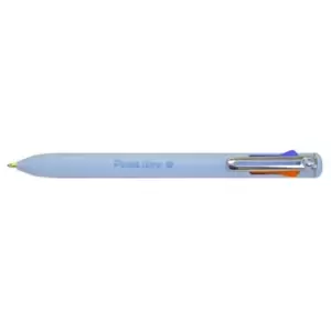 Pentel IZEE 4 Colour Ballpoint Pen Education 1.0mm Tip 0.5mm Line (Pack 12) BXC470-LC