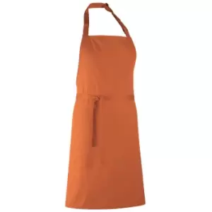 Premier 'colours' Bib Apron / Workwear (pack Of 2) (one Size, Terracotta)