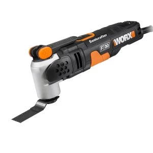 Worx Sonicrafter F30 350W Universal Oscillating Multi-Tool with 29 Piece Accessory Kit