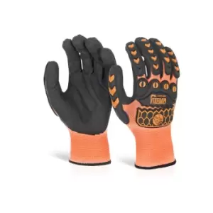 Sandy nitrile coated glove orange xl - Orange - Orange - Glovezilla