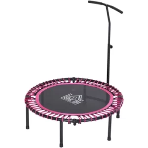 Fitness Trampoline with Adjustable Handle, Pink