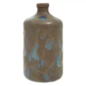 Interiors By Ph Brown Reactive Glaze Bottle Vase