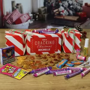 Giant Personalised Christmas Sweet Cracker