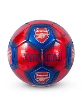 Arsenal Size 5 Metallic Signature Football