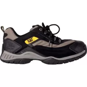 7025 Moor Mens Black Nubuck Safety Trainers - Size 9