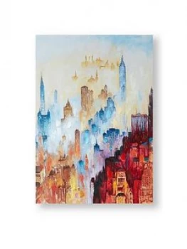 Graham & Brown City Of Dreams Printed Canvas With Handpaint Detail