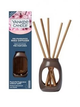 Yankee Candle Cherry Blossom Pre-Fragranced Reed Diffuser Starter Kit