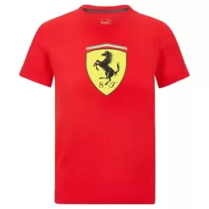 2022 Ferrari Fanwear Large Shield Tee (Red)