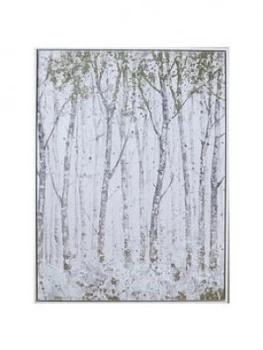 Arthouse White Wood Glitter Capped Canvas