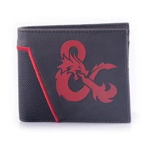 Hasbro - Dungeons & Dragons Ampersand Logo Bi-fold Wallet (Black/Red)