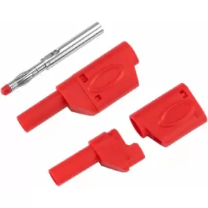 Truconnect - 170576 4mm Shrouded Stackable Test Plug Red