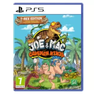 New Joe & Mac Caveman Ninja T-Rex Edition PS5 Game