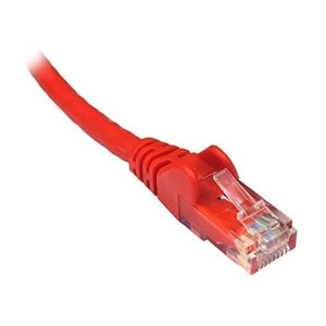 1mtr Scan Red Cat 5e Snagless Moulded Patch Lead