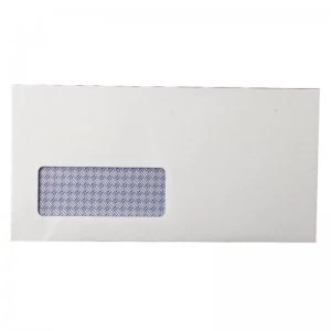 Q Connect White Business Envelopes Window DL 80gsm - Box of 1000