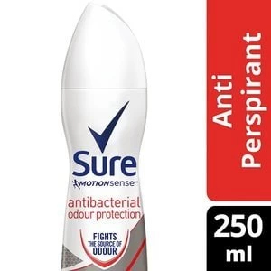 Sure Motion Sense Antibacterial Odour Protection Deodorant 250ml