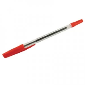 Whitecroft Red Medium Ballpoint Pens Pack of 50 893616