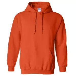 Gildan Heavy Blend Adult Unisex Hooded Sweatshirt / Hoodie (M) (Orange)