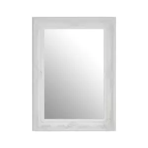 113 x 83cm Wall Mirror in Antique White