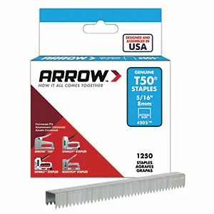 Arrow Staples 50524 T50 516" 8mm
