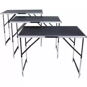 Adjustable Height Folding table - 2 Tables