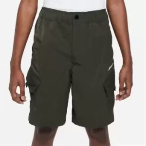 Nike Outdoor Play Big Kids Woven Cargo Shorts - Green