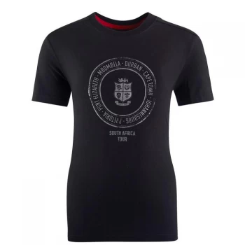 Canterbury British and Irish Lions Graphic T Shirt Junior - Black
