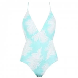 Vix Swimwear Geom 1 Piece Swimsuit - Turquoise