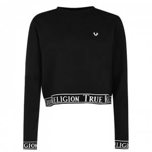 True Religion Crew Sweatshirt - Jet Black