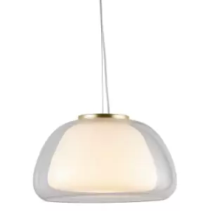 Jelly Dome Pendant Ceiling Light Clear, E27