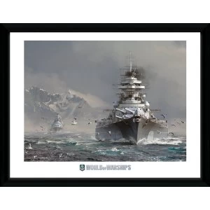 World of Warships Bismark Framed Collector Print