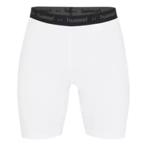 Hummel Baselayer Shorts Mens - White
