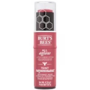 Burt's Bees 100% Natural All Aglow Lip & Cheek Stick 8.5g (Various Shades) - Peony Pool