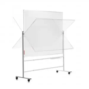 ROCADA VISUALLINE Revolving Mobile Whiteboard Support Use with