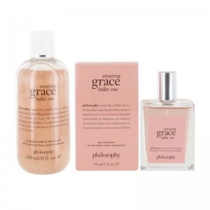 Philosophy Amazing Grace Ballet Rose Eau de Toilette, Bath + Shower Gel