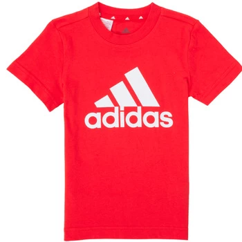 adidas B BL T boys's Childrens T shirt in Red / 4 years,4 / 5 years,13 / 14 years,5 / 6 years,6 / 7 years,7 / 8 years,9 / 10 years,8 / 9 ans,15 / 16 a