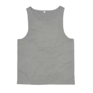 Mantis Mens Drop Arm Holes Vest (XL) (Heather Grey Melange)