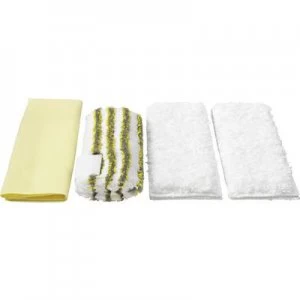 Kaercher 2.863-171.0 Microfibre cloth set (bathroom) 1 Set White, Yellow