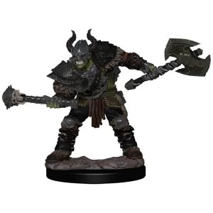 Pathfinder Battles - Male Half-Orc Barbarian Pre-painted Figure
