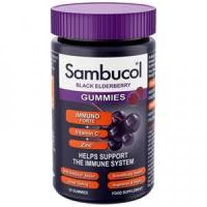 Sambucol Black Elderberry Immuno Forte Gummies x 30